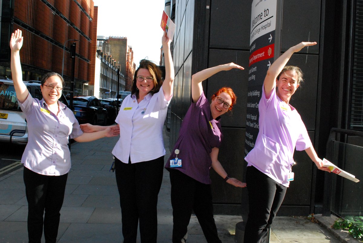 Winnie, Victoria, Ceris and Domini gearing up for the London Bridgathon! Brilliant! Join them, and us THIS Sunday! …nbridgathonlocal2023.eventbrite.co.uk
To sponsor them: 
justgiving.com/campaign/londo…
#londonbridgathon <a href="/uclh/">UCLH</a> #vauxhallpleasuregardens