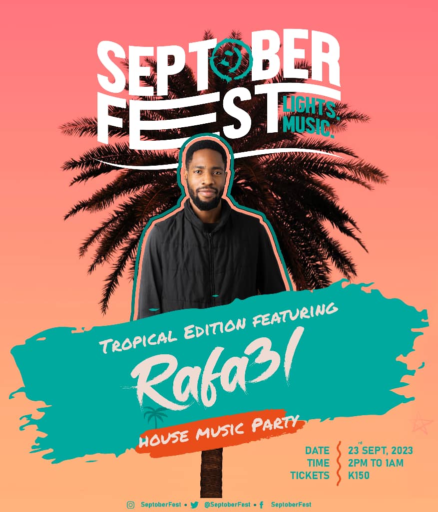 septoberfest's tweet photo. 🥁 Drumroll please! It's all about the music now!! Introducing Rafa3l as the one of the DJs in our exciting lineup. Get ready to dance the night away and make memories that'll last a lifetime. You don't want to miss out!! #Septoberfest #TropicalEdition 🎵 ✨ https://t.co/7BA4hkYU8N