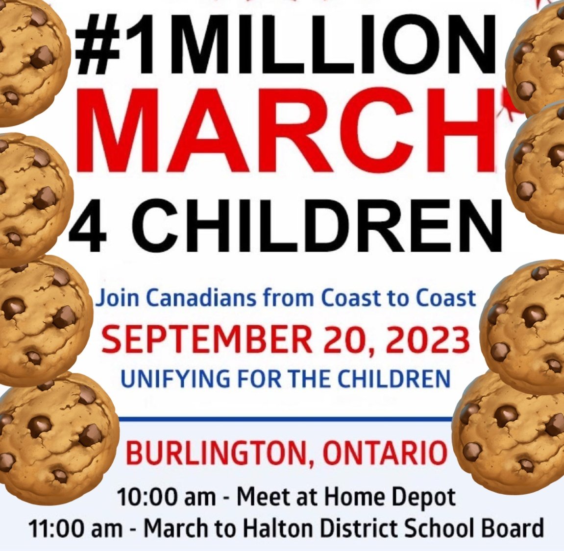 MeTheCookieLady's tweet photo. Convoy Event - September 20 - Burlington ON
Meet at home Depot and march to the Halton District School Board
#ConvoyWatch https://t.co/UcrWEtI0ET