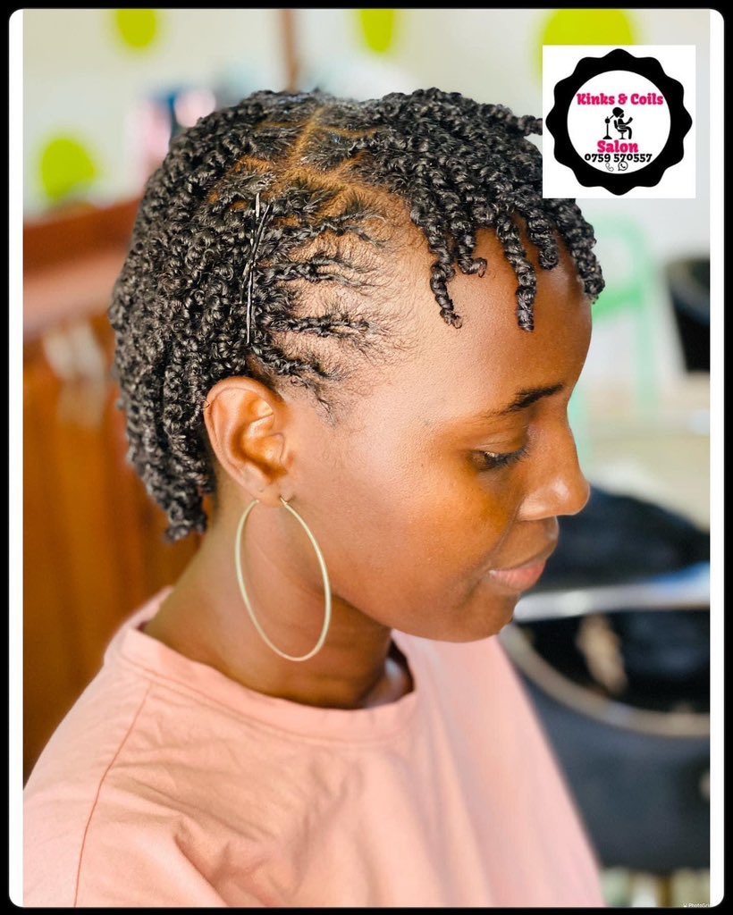 Kinks_Coils's tweet photo. PROTECTIVE STYLING.

Natural hair twists help relieve your scalp from over manipulation yet giving you a nice look.

We are available for all your natural hair care and styling.

Kinks &amp; Coils Natural Hair Salon
🏠: Najjera1 opposite joys bakery 
☎️📞Call/ WhatsApp 0759570557 https://t.co/QKsrtg3EWL