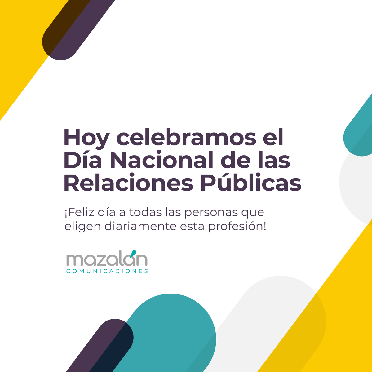 Hoy, 6 de septiembre, en Argentina se celebra el Día Nacional de las Relaciones Públicas y en Mazalán nos enorgullece elegir diariamente esta profesión. 

Para vos, ¿qué es lo mejor de las Relaciones Públicas? Contanos en los comentarios 👇 

#DíaDeLasRelacionesPúblicas