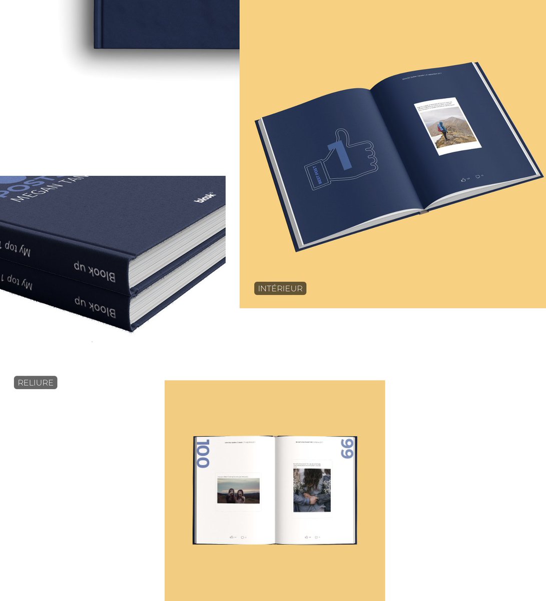 BlookUp_US's tweet photo. Import your book and highlight the 100 most relevant posts on your Facebook page, customize your cover and interior layout.

https://t.co/YfAiF5or7l https://t.co/YgVMfRn1md
