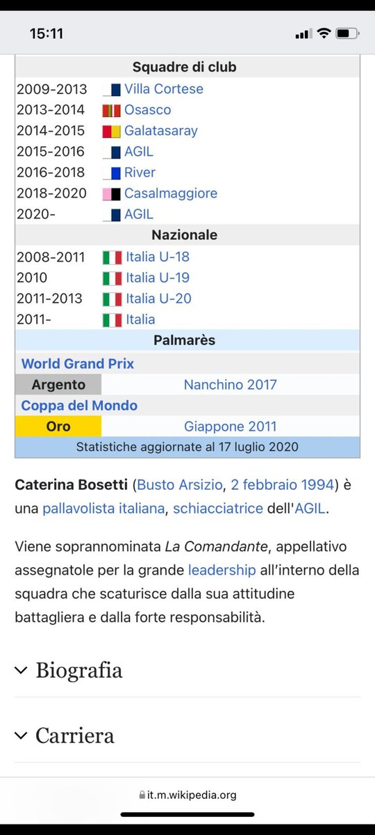 igorintensifies's tweet photo. Per non dimenticare quando qualcuno, due anni fa, dopo che le avevamo affidato l'appellativo di "comandante", lo aggiunse alla pagina Wikipedia della Cate. https://t.co/WQKZCG9NMa