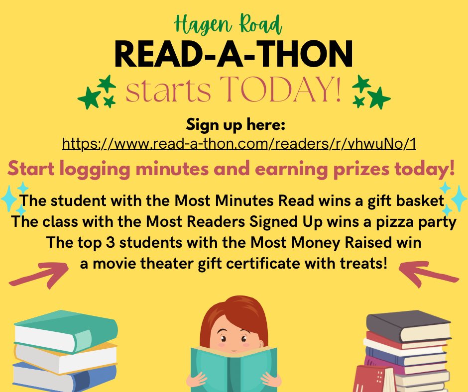Our Read-a-thon is ON, today through Friday, September 15th! 📚