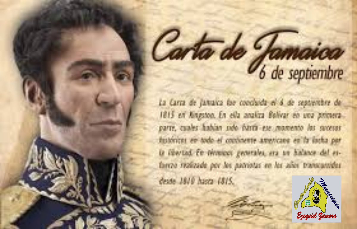 oac_cmez's tweet photo. #Efemeride En el documento, redactado el 6 de septiembre de 1815, Bolívar hizo una importante reflexión sobre los pueblos de la región y su destino en el escenario independentista y mundial, exhortando a la consolidación de la unión de los pueblos americanos. #OAC #CMEZB https://t.co/Y9a4DRTu0p