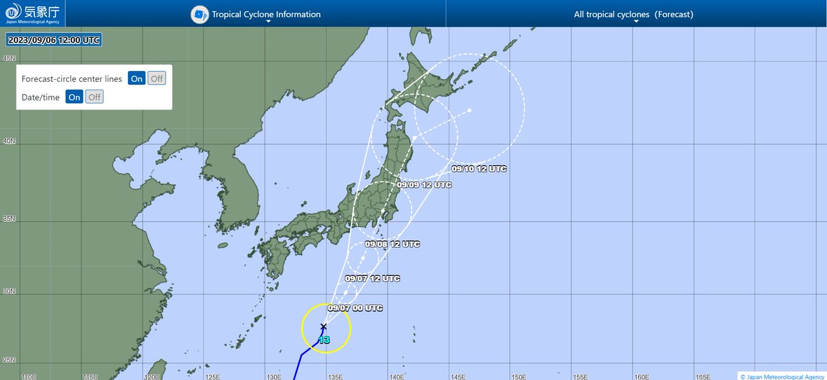 LimWeather's tweet photo. TS #YunYeung is en route towards causing impacts in #TokyoPrefecture's #IzuIslands and landfall in the #Tokyo area via #Kanagawa; interests there, #Chiba should standby their #Typhoon plan in case warnings are issued!
#Tropicswx #Wxtwitter #Japan #InengPH #台風13号 https://t.co/9PAhQwVtbe