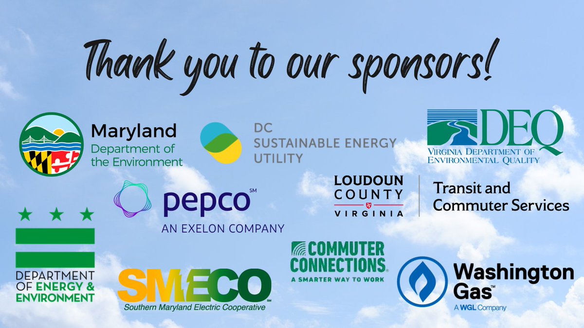 CleanAirPartner's tweet photo. Weβre feeling grateful for a successful #CAPOzoneAction season this year and our incredible sponsors who made it possible! Together, we sparked conversations in #DC, #Maryland, & #VA about our role in championing #CleanAir! πΏ π https://t.co/ifrJtl0JC5