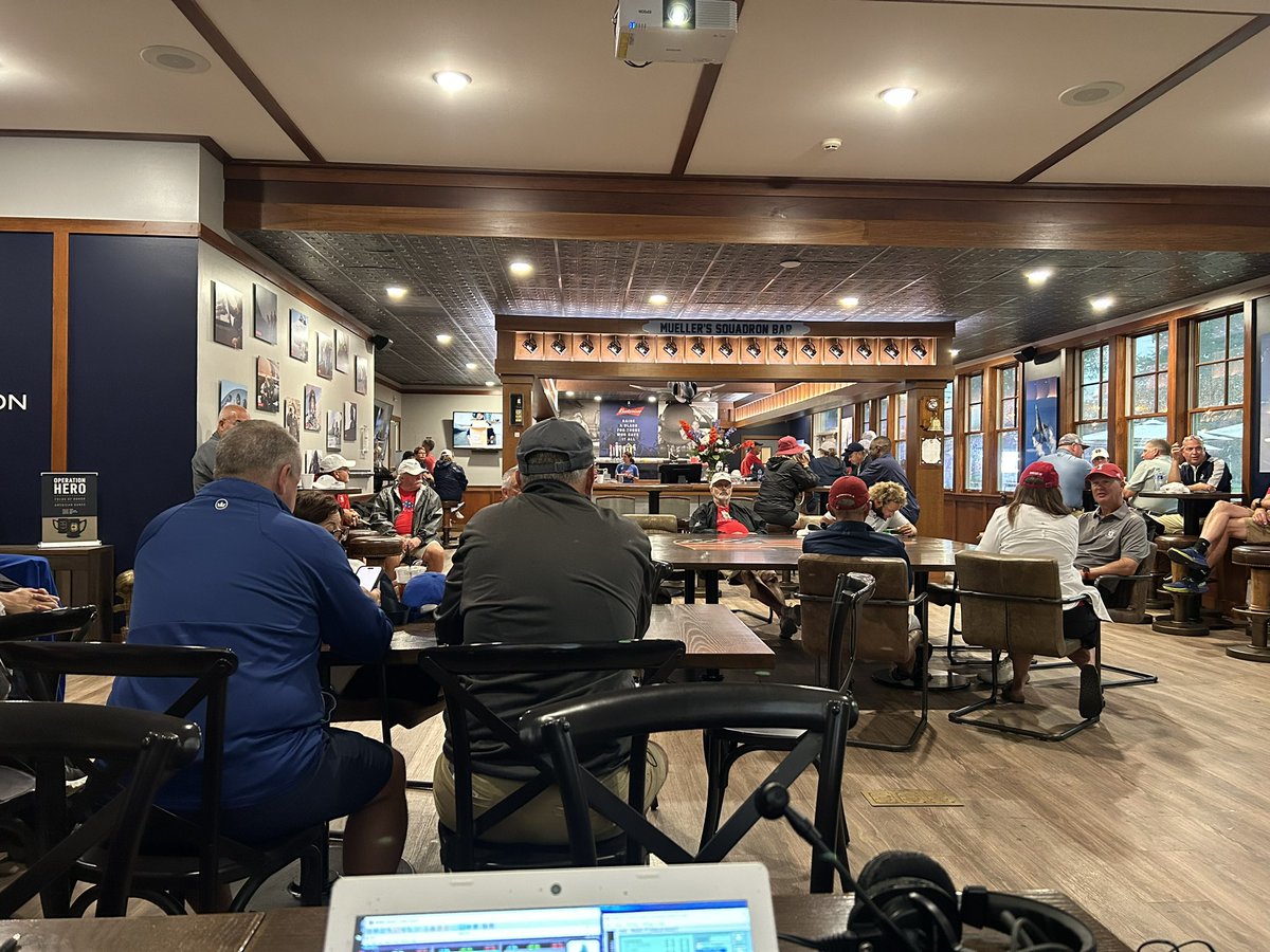 1035wawl's tweet photo. Rain delay in Grand Haven, MI at American Dunes Golf Club for the “ Folds of Honor Collegiate” 3rd and final round. Live coverage from 2:00pm-5:00pm with 18 teams. https://t.co/YbzBDAZedU