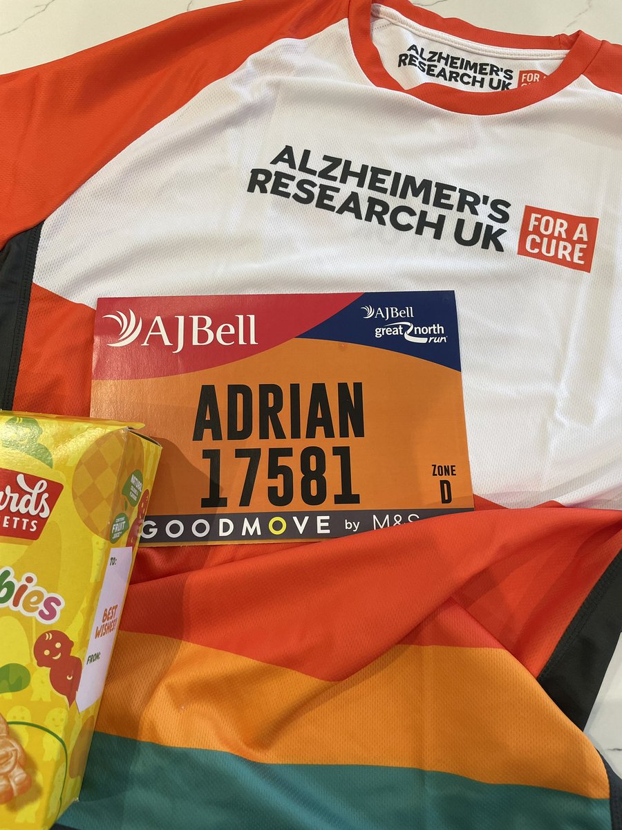 Adrian Rees (@adrianrees) on Twitter photo All set for the big day!
Hoping to exceed £1500 by Sunday for <a href="/AlzResearchUK/">Alzheimer's Research UK</a>, if you can help: justgiving.com/fundraising/ad…. <a href="/UniofNewcastle/">Newcastle University</a> <a href="/NeuroNCL/">NCL Neuroscience</a> #ForACure #GreatNorthRun #OneMoTime pls RT All set for the big day!
Hoping to exceed £1500 by Sunday for <a href="/AlzResearchUK/">Alzheimer's Research UK</a>, if you can help: justgiving.com/fundraising/ad…. <a href="/UniofNewcastle/">Newcastle University</a> <a href="/NeuroNCL/">NCL Neuroscience</a> #ForACure #GreatNorthRun #OneMoTime pls RT