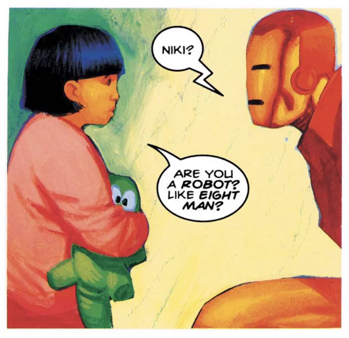 90年代のコミックに日本の子供がアイアンマンを見て「8マンみたい」という台詞があったりする(趣味が渋過ぎる)  