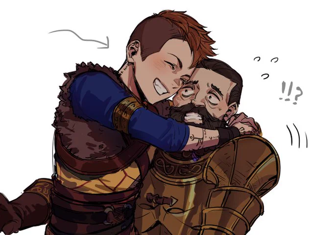 仲良し  #GodOfWarRagnarok 
