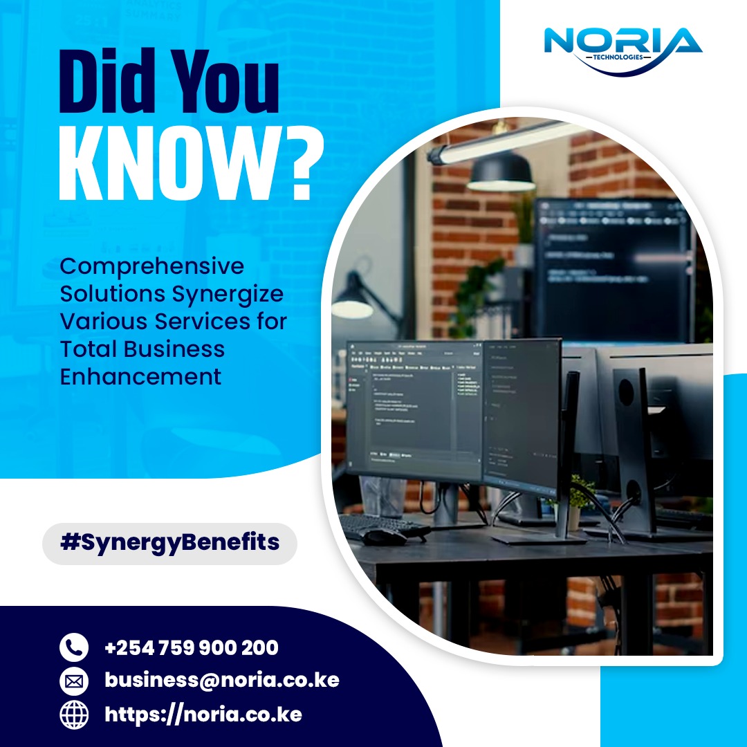 norialabs's tweet image. We have the ultimate full package for your business growth😀

#noria #businesssolutions #paymentsintegration #softwaredevelopment #bulksms #DidYouKnow