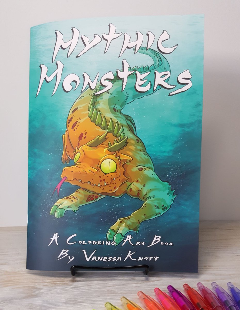 art_phoenixgray's tweet photo. Many thanks to the lovely customer who bought themselves a copy of Mythic Monsters at @MaybugsShop in Eastbourne!

Always grand meeting those with an interest in creatures from different world mythologies!

#mythicmonsters #maybugs #Eastbourne #artisanmarket #artbyphoenixgray https://t.co/BlxNGViswX