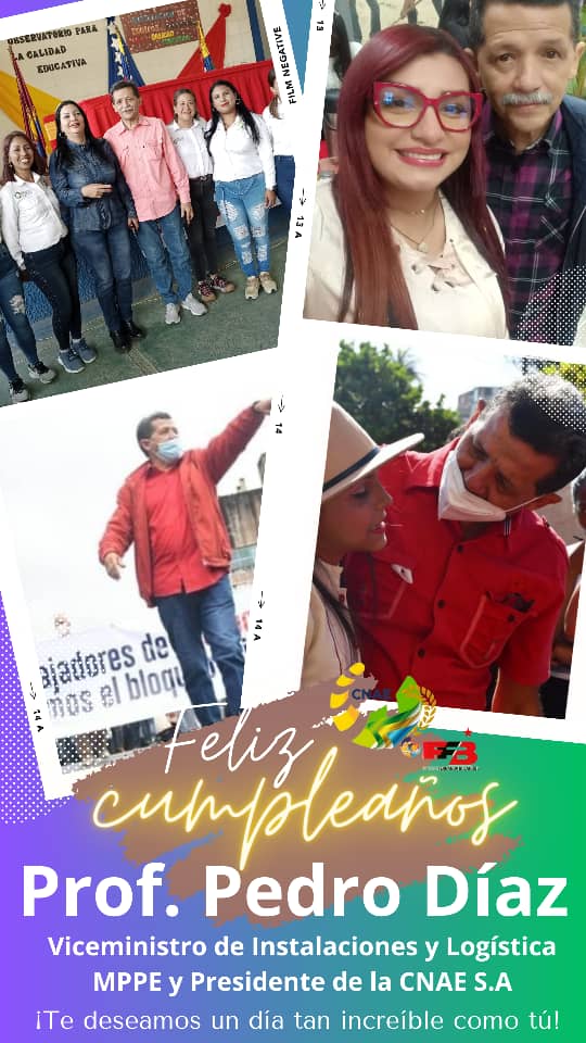 Cnaeguigue_B's tweet photo. #6sep La parroquia #Guigue-belen  le deseamos a nuestro líder y hermano el prof @pedrodiazg59  un feliz y exelente cumpleaños que Dios lo siga bendiciendo grandemente 🎉🥳

#EmprendeEnVenezuela https://t.co/vwcdRB7DHF