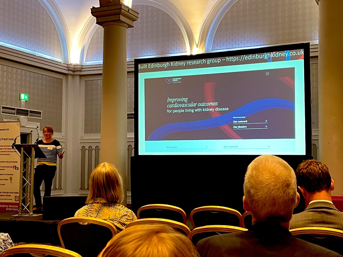 Morag Mansley (@mmansley) on Twitter photo Great talk from @dr_denby from <a href="/EdinburghKidney/">Edinburgh Kidney</a> kicking off the afternoon session <a href="/Kidney_Research/">Kidney Research UK</a> #DrivingDiscoveries 2023. Really exciting discovery science data! And nice demonstration of how pump priming funding can lead to collaborations and critical prelim data. Great talk from @dr_denby from <a href="/EdinburghKidney/">Edinburgh Kidney</a> kicking off the afternoon session <a href="/Kidney_Research/">Kidney Research UK</a> #DrivingDiscoveries 2023. Really exciting discovery science data! And nice demonstration of how pump priming funding can lead to collaborations and critical prelim data.