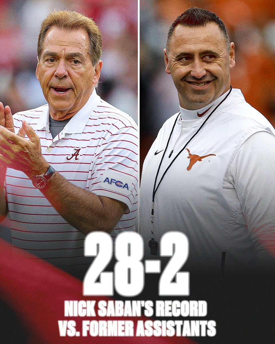 Can Steve Sarkisian become just the third former Nick Saban assistant to defeat him? 👀