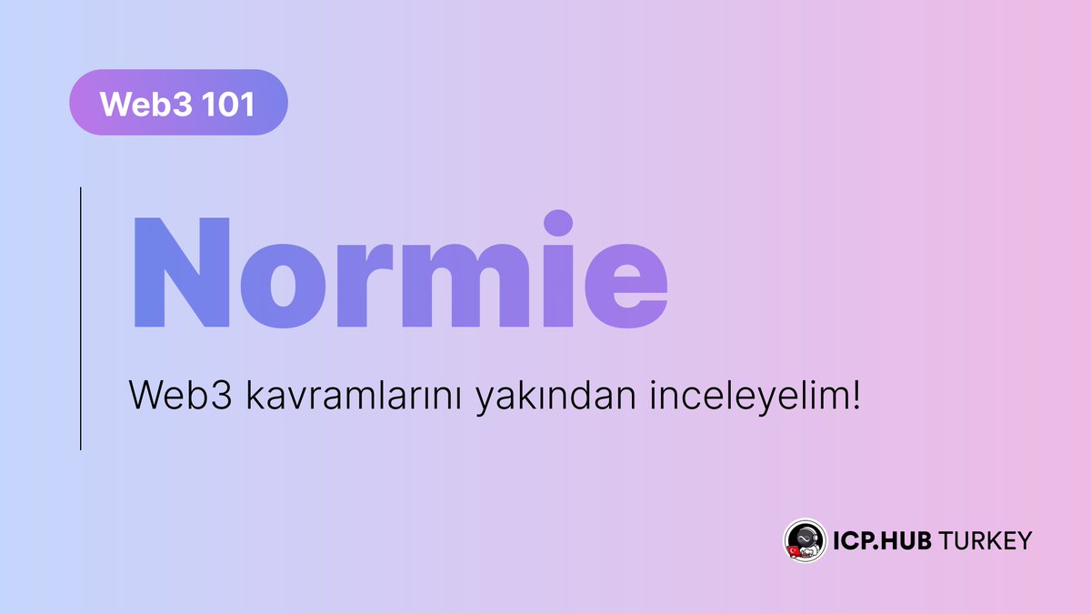 icphub_TR's tweet photo. Geçtiğimiz günlerde #ICP kavramlarını öğrenmiştik, şimdi de #Web3 dünyasına dalalım mı? #Web3101

Çünkü biz bile bir zamanlar #Normie olarak yaşadık! 😭

Peki kimler bu Normie’ler? 👇 https://t.co/fjZ8iL654Y