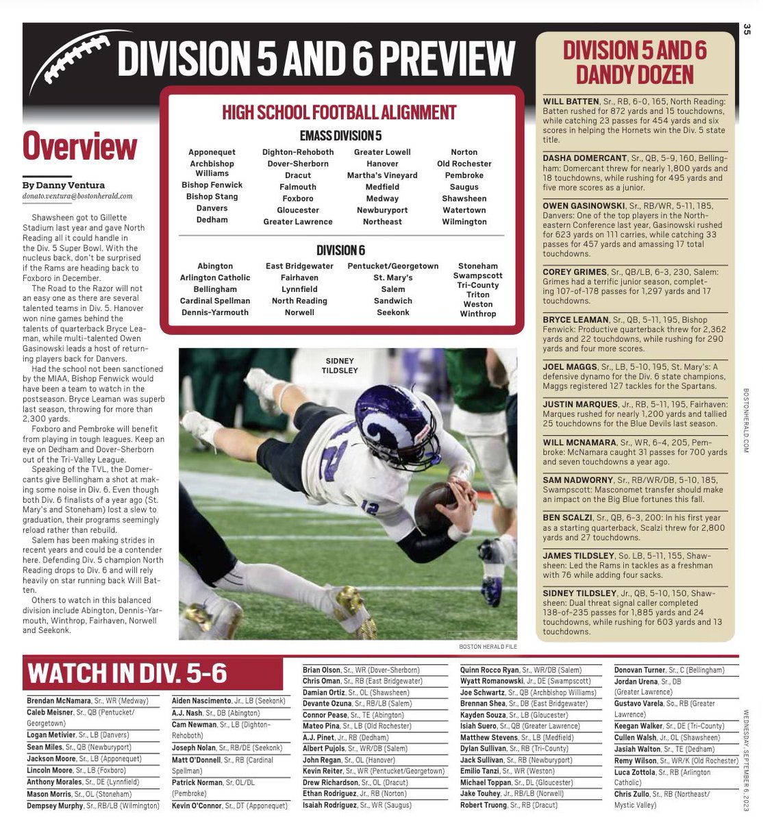 ST_RamsFootball's tweet photo. Some of our Ram’s in today’s Boston Herald preview.
No Pressure… No Diamonds!
 
PLAYERS TO WATCH:
Sr. Caleb Caceres, Sr. Trey Elliot, Sr. Austin Malandain, Sr. Damian Ortiz &amp; Junior Cullen Walsh.
 
DANDY DOZEN
So. James Tildsley &amp; Jr. Sid Tildsley
 
Thanks Danny @BostonHeraldHS! https://t.co/hDU52sDq5a