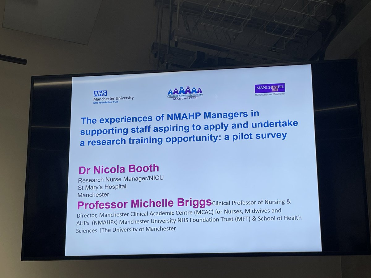 CrosbyNwaobi's tweet photo. @prof_briggs presenting “Embedding a culture of research in nursing” #HintsTips @RCNResearchSoc International conference #RCNResearch23 @moorfields @MoorfieldsBRC https://t.co/qt3k2aB88O