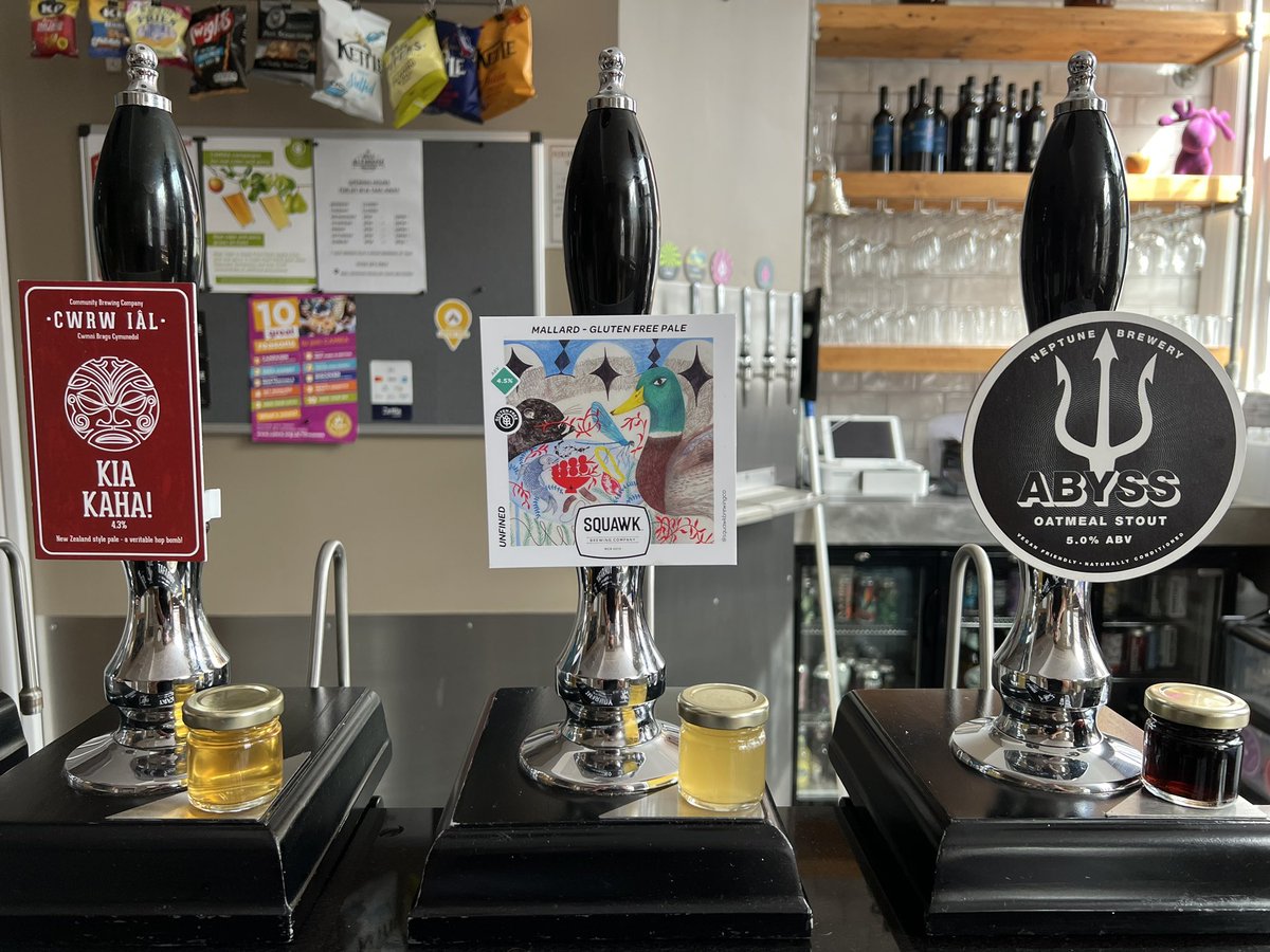 Wednesdays cask ale from 2pm to 10pm - 

Kia Kaha! - <a href="/CwrwIalBrew/">Cwrw Ial</a> 
Mallard - <a href="/SQUAWKBrewingCo/">SQUAWK BREWING CO</a> 
Abyss Stout - <a href="/neptunebrewery/">Neptune Brewery</a>