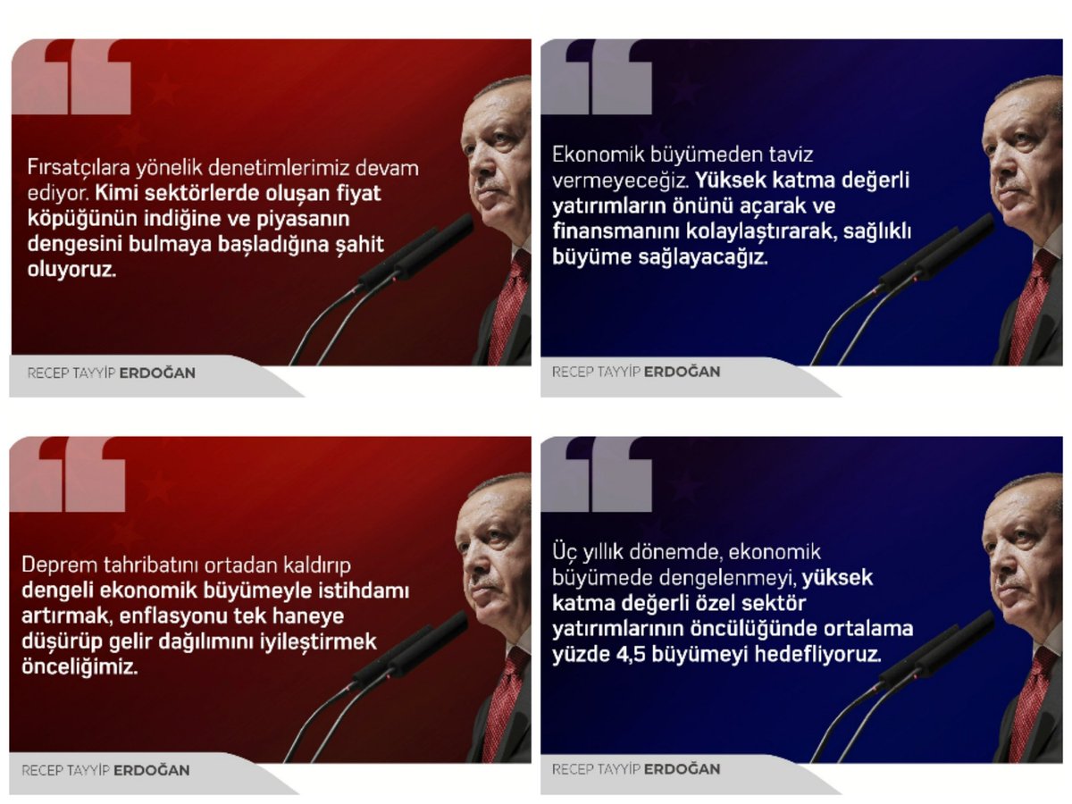 Cumhurbaşkanımız Sayın Recep Tayyip Erdoğan tarafından açıklanan 2024-2026 dönemini kapsayan Orta Vadeli Program (OVP) önemli bir kazanım olmuştur. Ülkemize ve milletimize hayırlı olsun.