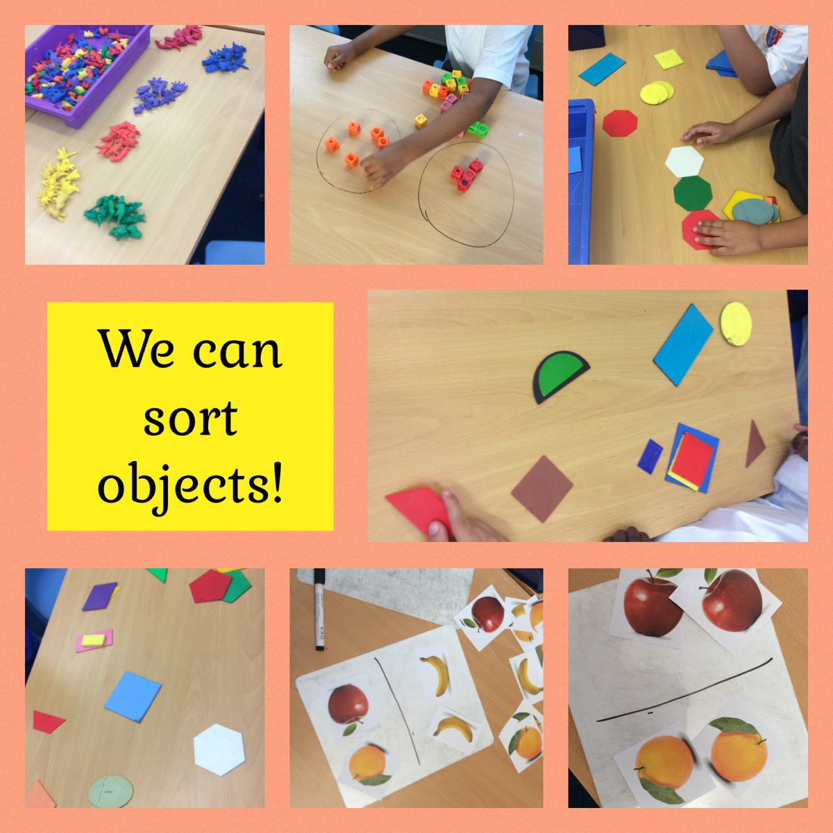 alstonprimaryb9's tweet photo. In #Year1 we did our first #Maths lesson of the year! We started off by sorting objects. We impressed our new teachers when we sorted by colour, shape, number of sides and number of corners. @WhiteRoseEd #sortingobjects #CPA #Article28 https://t.co/aRyuyeQkDQ