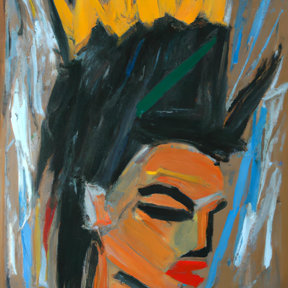 Tête de femme

#basquiatinspired #abstract #expressionism