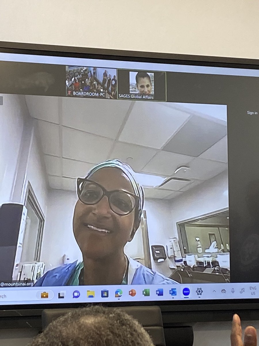 selma_inga's tweet photo. What great inspiration it is to know that we too, as women, can lead major organizations… president of @SAGES_Updates Dr @patsyllamd virtually visited us at the Advanced Laparoscopic Workshop held @oph_nam 
#Day_3 #GLAP #NAM 
@JqNarvaez @AkMunyika @domenechasbun @LFischer224103 https://t.co/XoJkMly2sx