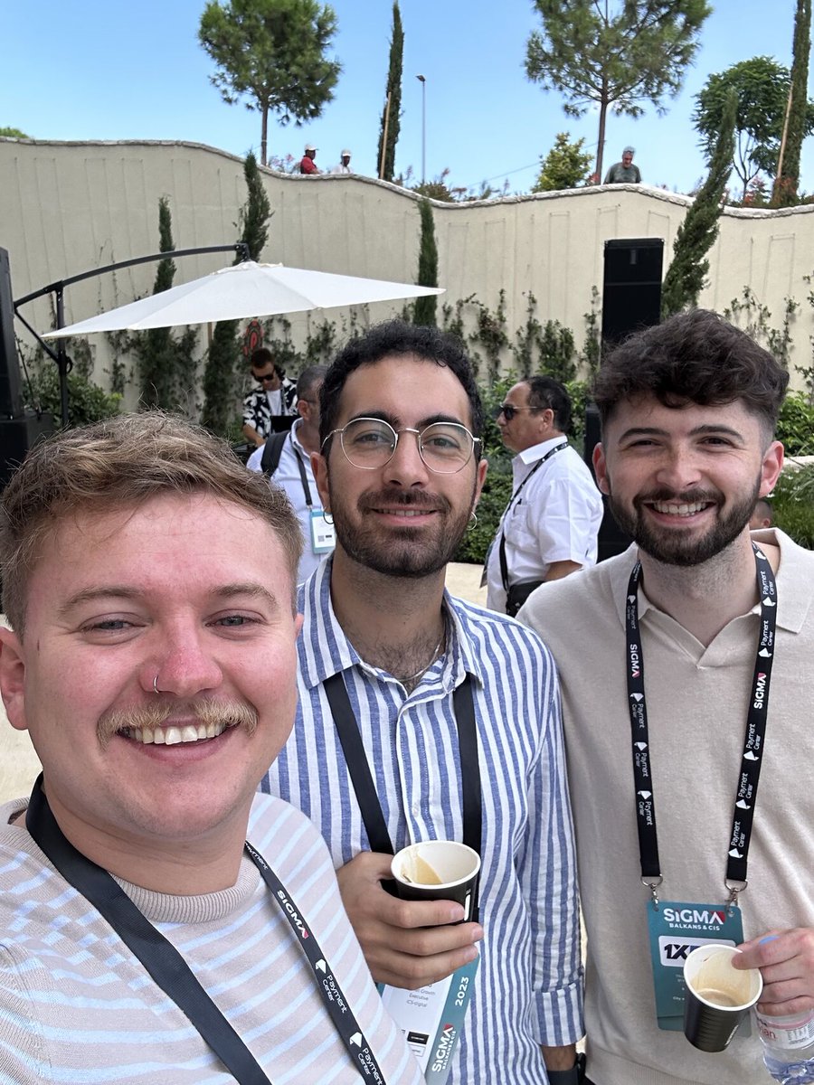 ICSdigital's tweet photo. The sun is shining and the @ICSdigital &amp; @ICStranslate teams have been busy at #SigmaBalkans in Cyprus!☀️

It’s been great so far for Martin, Tom, Luke and Matteo to catch up with some of old friends and meet lots of new ones.

Congratulations to @SiGMAworld_ on a great event. https://t.co/Xh02nYFSAa
