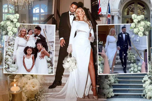 sportybetgh's tweet photo. ๐ด Congratulations to Riyad Mahrez who got married today!๐
RIYAD MAHREZ has tied the knot with model Taylor Ward in a beautiful London wedding.
#CitizenStyle #GetSporty #knowSporty #knowSports #SportyKonkonsay https://t.co/IuzGo47MUE