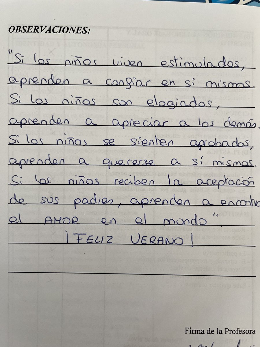 inesnavas7's tweet photo. Me lo he encontrado entre mis notas de pre escolar: https://t.co/z6NdcrEDje
