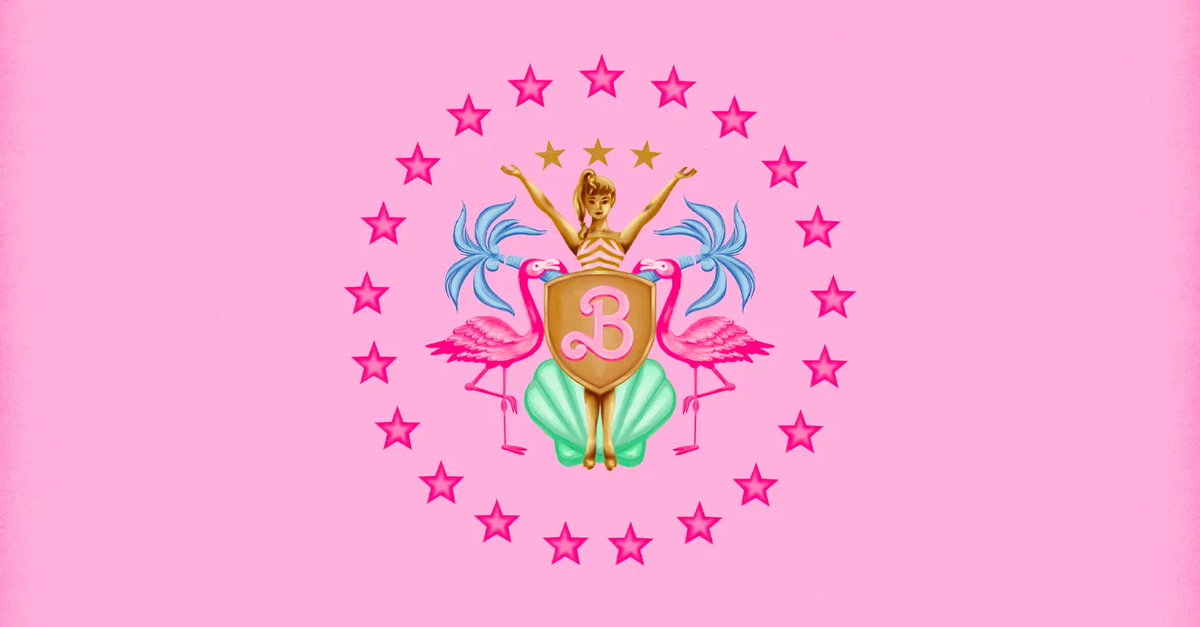 itsnicethat's tweet photo. The secrets behind designing a great fictional brand for TV and film > https://t.co/D3QLuVw5XG #barbiemovie https://t.co/t4rQCQ513V