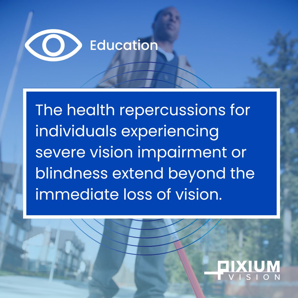 👁️ The health repercussions for individuals experiencing severe vision impairment or blindness extend beyond the immediate loss of vision.

#eyehealth #neurostimulation #eyecare