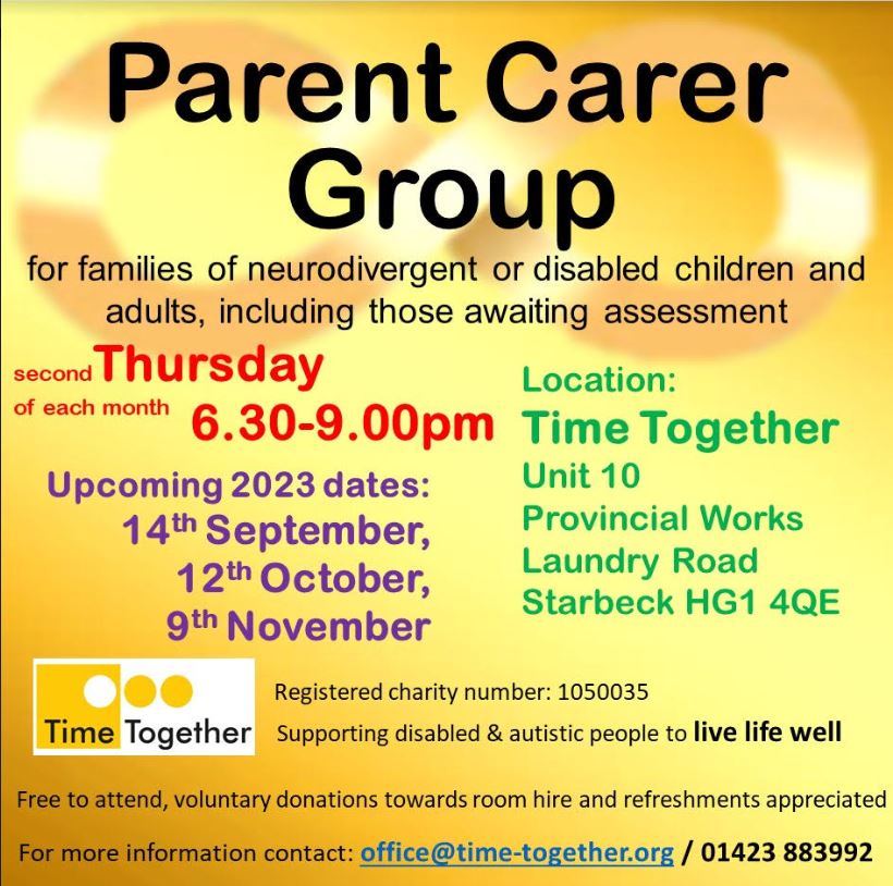 Parent/Carer groups are returning this Autumn. Please see below for information.
