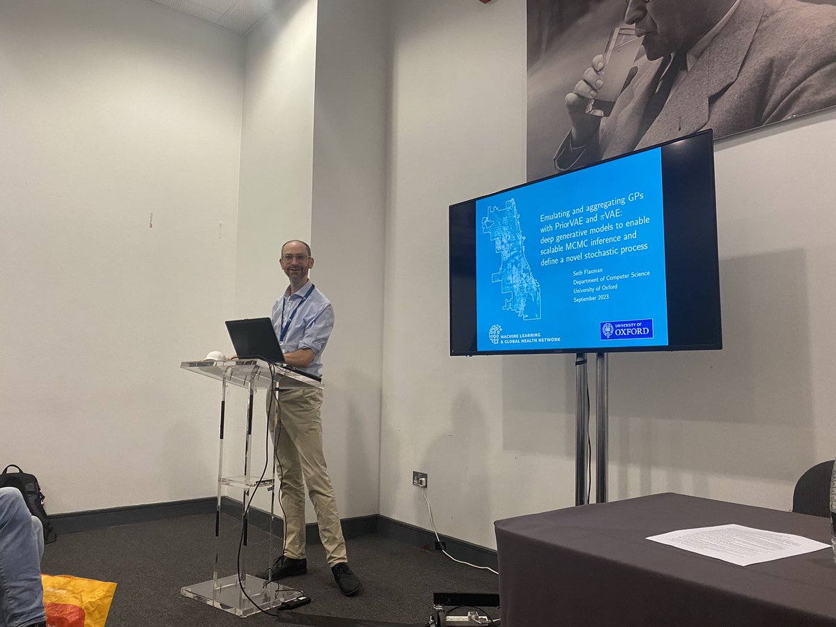 InesHC3's tweet image. Next up in our session: Emulating and aggregating GPs with PriorVAE and πVAE: deep generative models to enable scalable MCMC inference and define a novel stochastic process
from @flaxter #variationalautoencoders #deepgenerativemodels