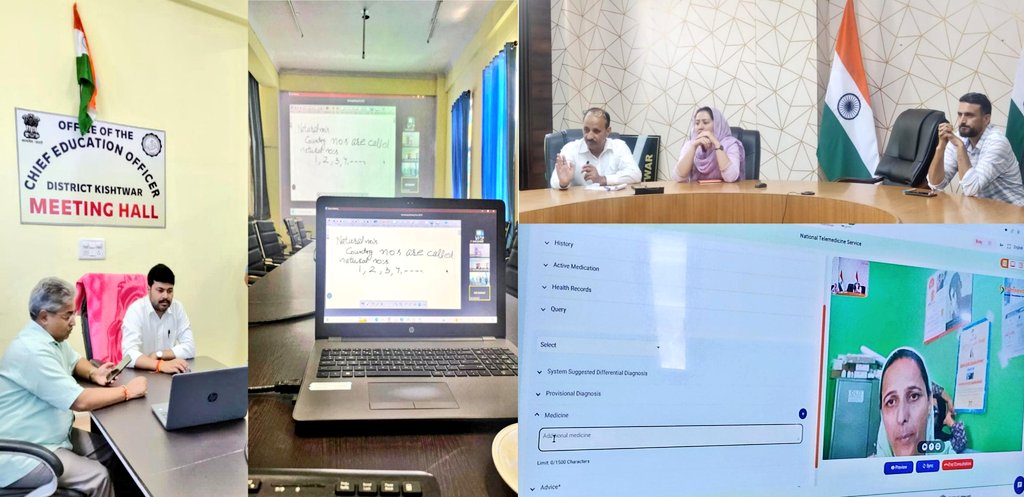 DICKishtwar's tweet photo. #DigitalWeekJK
@dckishtwar @Devansh_IAS
launches first Smart Class Studio in District Kishtwar, students of 50 Schools acessed the online lecture.
Special tele-consultation session organized by Health Dept. for patients of Kuntwara,Bunjwah,Nagseni & other far off areas
@diprjk https://t.co/nJftyGF7Q7
