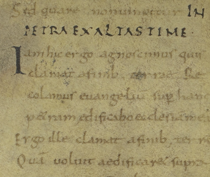 All 44 fragments at Antwerp published! Including the earliest item in the archives, from a Carolingian copy of Augustinus Aurelius, Enarrationes in Psalmos, with nice Carolingian minuscule and Roman capitalis for the quotations from Psalm 60 #fragmentology fragmentarium.ms/searchresult/o…