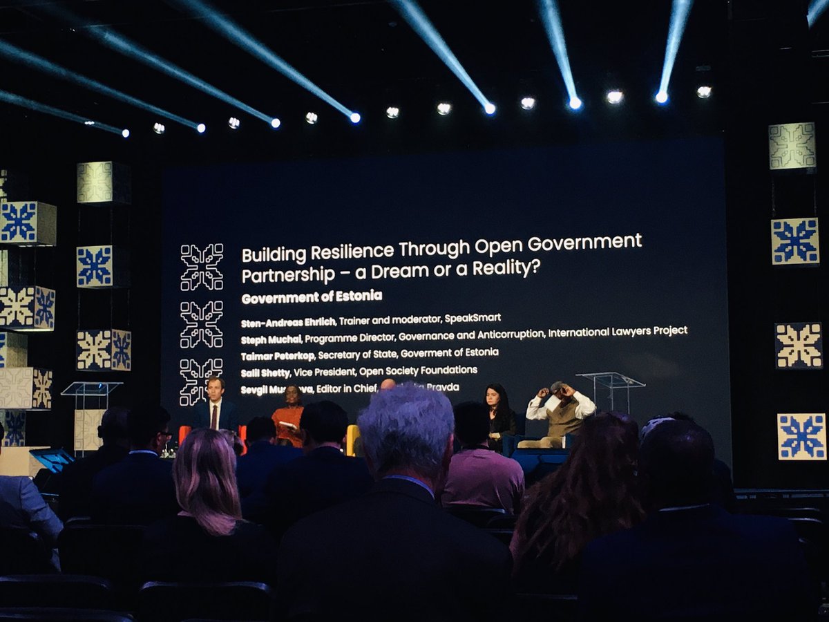 An interesting theme: Building Resilience Through Open Government Partnership- a Dream or a Reality ?

#OGPEstonia 
#OGPSummit
📍Tallinn  - Estonia 🇪🇪