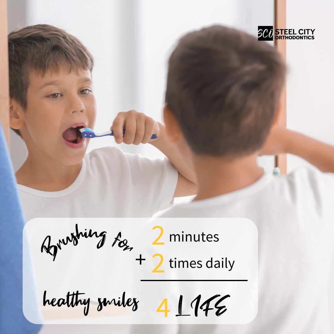 Let's follow the 2 + 2 rule! 👍
Brushing for 2 minutes, 2 times a day = healthy smiles 4 life! 🦷🪥

#OralHealth #SCO #BrushFlossSmile #PittsburghPA