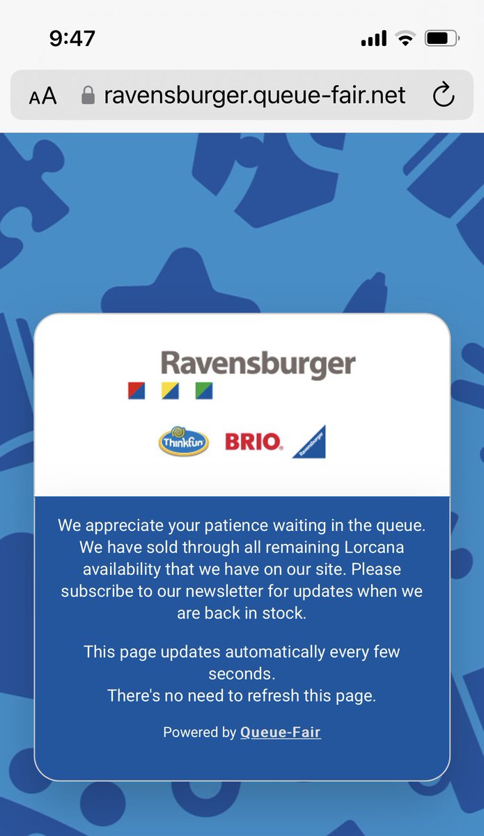 C_2_t_M's tweet photo. @RavensburgerNA How did you sell out before sales started??? https://t.co/7KBEx8g3bF