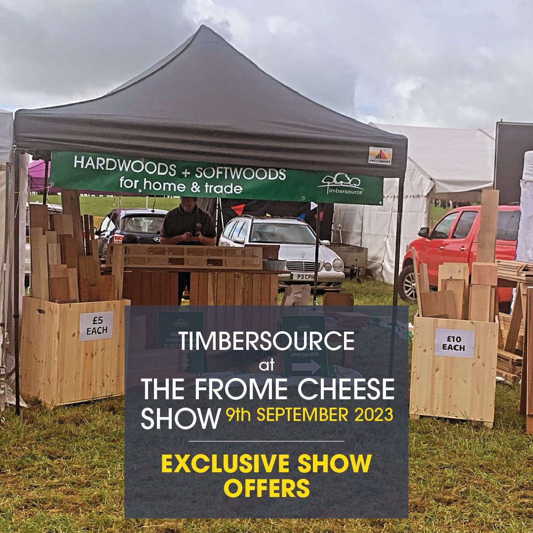 EXCITING NEWS!!! Timbersource is going to be at the Frome Agricultural & Cheese Show. Come see us, you will have the chance to access exclusive show offers as well as have a chat with our timber experts! We look forward to seeing you there! #timber #woodworking #diy #tradeshow