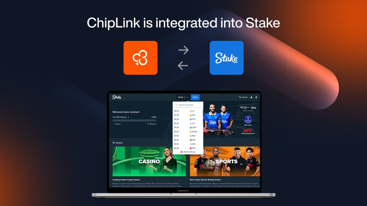 We have started testing the integration of our token with Stake 🤫

#ChipLink #Crypto #Ethereum $ETH $CL