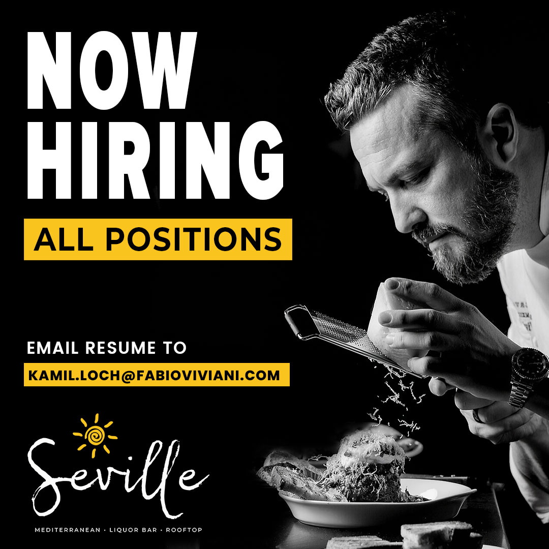 Fabio Viviani (@fabioviviani) on Twitter photo CHICAGO !!!! 🔥🔥🔥🔥
🌟 NOW HIRING for ALL POSITIONS at Seville! 🌟
Seville Chicago is on the search for passionate individuals ready to redefine dining in The Loop. 🌆
👉 Send over your resume to kamil.loch@fabioviviani.com
📍 243 S Franklin Street, Chicago, IL CHICAGO !!!! 🔥🔥🔥🔥
🌟 NOW HIRING for ALL POSITIONS at Seville! 🌟
Seville Chicago is on the search for passionate individuals ready to redefine dining in The Loop. 🌆
👉 Send over your resume to kamil.loch@fabioviviani.com
📍 243 S Franklin Street, Chicago, IL