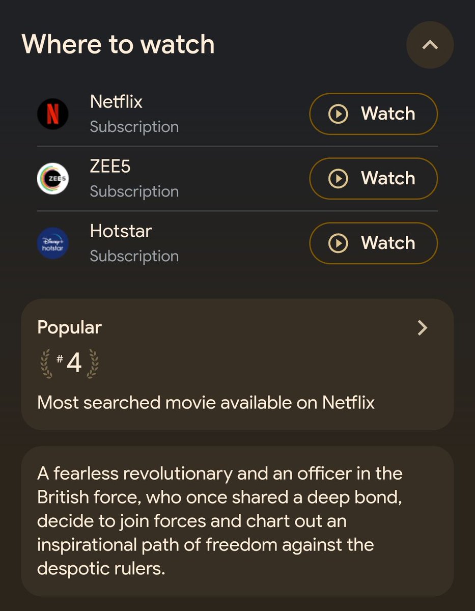 RounakMahato's tweet image. Even after 18 months of release, #RRRMovie is still trending on #Netlfix &amp;amp; #4 most searched movie right now 🔥🔥🌊🌊