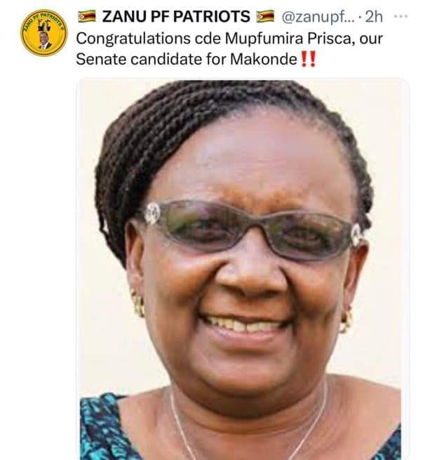 daddyhope's tweet photo. When ZANUPF politicians are asked to account for their ruthless looting of public funds, the courts let them go scot free using manufactured excuses of mental illness as in this case of Prisca Mupfumira.

Yet today the same person claiming mental illness to escape a corruption trial is going to the nation’s senate on a ruling ZANUPF ticket.

She oversaw the looting of US$100 million from the pension fund.

Today people who worked for 45 years are dying because they don’t have a penny from their pensions for basic medicines.

Some get less than US$30 a month due to Prisca Mupfumira’s corrupt reign at the Ministry of Social welfare.

ZANUPF doesn’t care at all, they have no iota of respect for Zimbabweans!