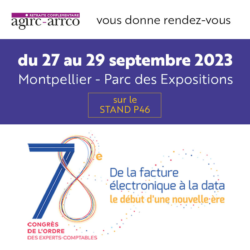« L'Agirc-Arrco sera présent au Congrès National de l'Ordre des Experts-Comptables à Montpellier, stand P46. Venez nous rencontrer pour découvrir nos services en ligne. À bientôt ! 📣
#CNOEC #expertscomptables »