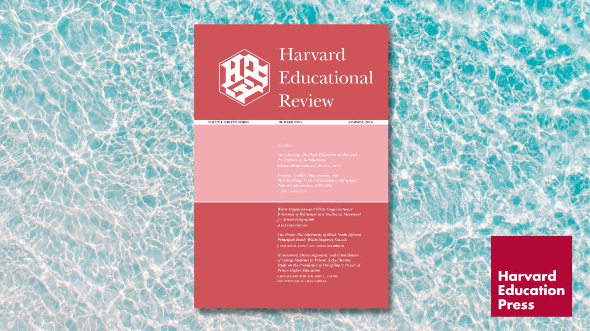 Can prison officers hinder higher education programs for incarcerated students? <a href="/caisaer/">Caisa Elizabeth Royer</a>, @_castronaut_, and <a href="/Estefanie801/">Estefanie Aguilar Padilla</a>’s research sheds light on this under-investigated issue. Learn more in the Summer 2023 issue of #HarvardEdReview: bit.ly/47ysE2m