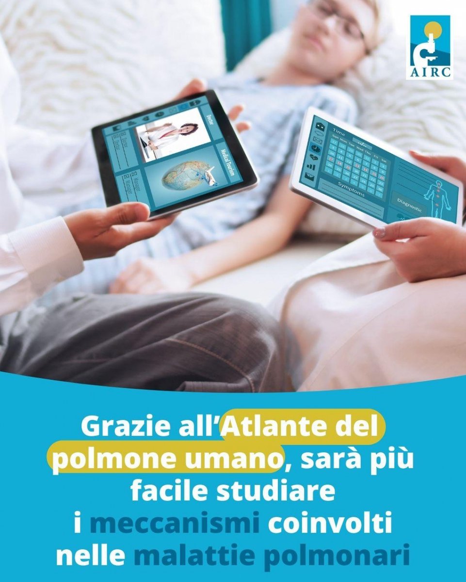 L’Atlante cellulare del polmone umano, una raccolta di mappe che riportano i tipi e lo stato di attivazione delle cellule presenti in quest’organo, permettedi studiare i meccanismi coinvolti nelle malattie polmonari, tra cui il cancro. 

Scopri di più ➡️ bit.ly/3P9YrhF