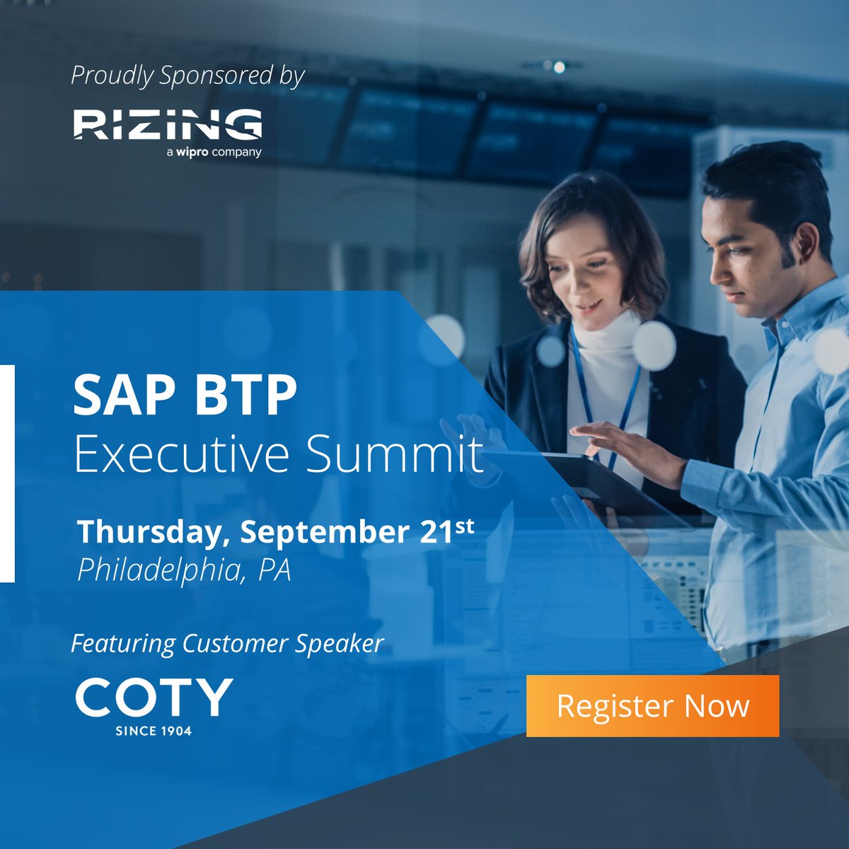 #Executives: Write your own tech success story with <a href="/SAP/">SAP</a> and #SAPBTP. Join us on Sept 21 in #Philadelphia to learn how Rizing customer <a href="/COTYInc/">Coty Inc.</a> creates their People Strategy with integrated data. Register okt.to/PX2JuQ