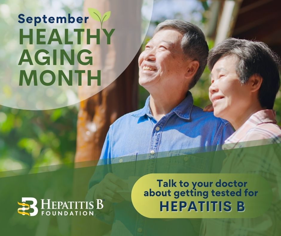 September is #HealthyAgingMonth. Hepatitis B and hepatitis D can lead to deadly cirrhosis or liver cancer if left
unchecked. Talk to your doctor about getting tested for #hepatitisB and #hepatitisD today!

#Test4HepB #hepD #hepdelta #hepatitisdelta #hepB #HBV